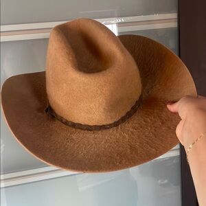 Stetson Tan Felt cowboy Hat with Braided Band